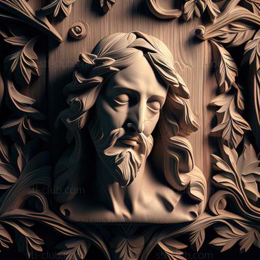 3D model st jesus (STL)